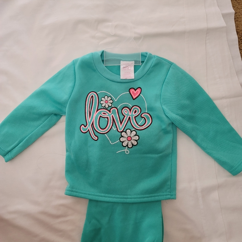 Girls fleece set